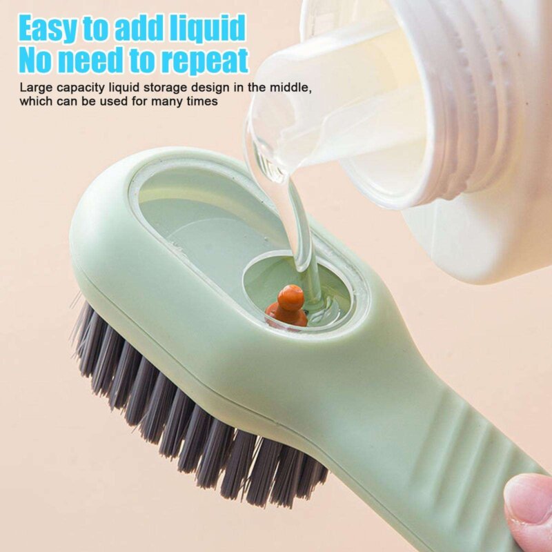 Multifunction Long Handle Liquid Shoe Brush - Image 3