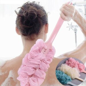 Modern Life Style Long Handle Body Bath Brush Luxurious Back Scrubber