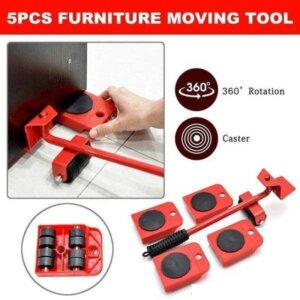 Furniture Mover Roller Lift Wheel Bar for Lifting Moving Tool kit