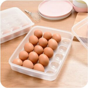Egg Tray Large, 24 Eggs Dispenser Holder Eggs Storage Container Box