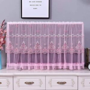 TV Dust Cover Smart LED TV Cover  32 inches pink-purple-golden