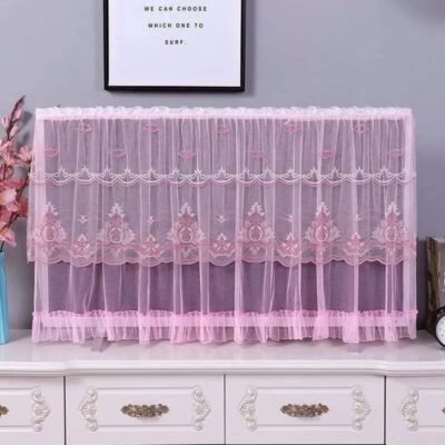 TV Dust Cover Smart LED TV Cover  32 inches pink-purple-golden
