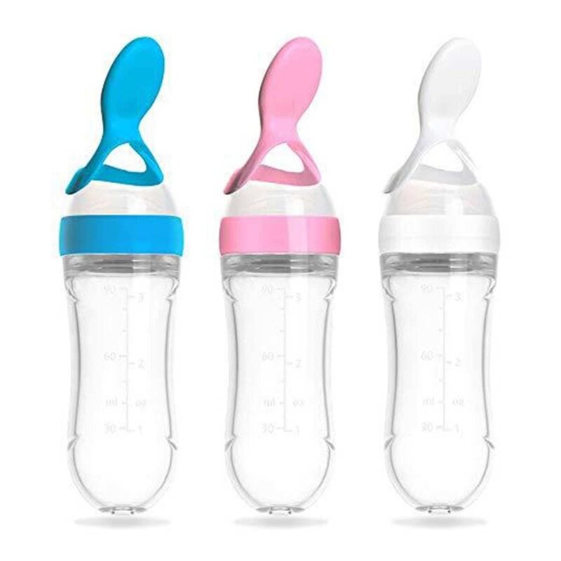 Silicone Baby Food Dispensing Spoon & Feeder, - Image 4