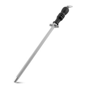Professional Honing Rod/Knife Steel, Kitchen Knife Sharpener Rod Repair Knife Edge