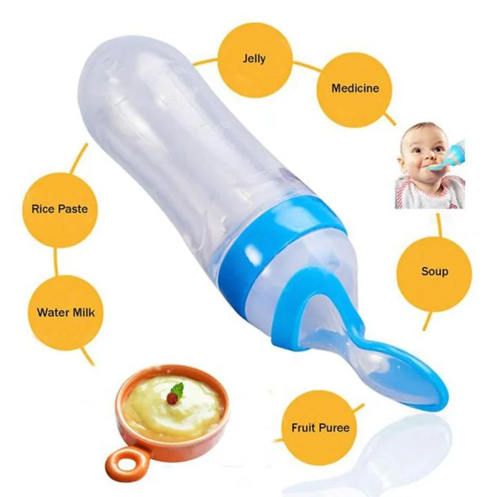 Silicone Baby Food Dispensing Spoon & Feeder,