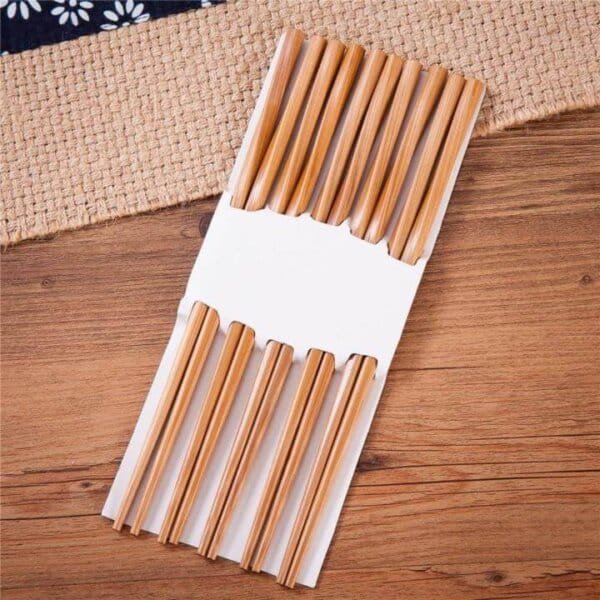 10Pair 20Pcs Bamboo Chopsticks chines food spoon Chopsticks