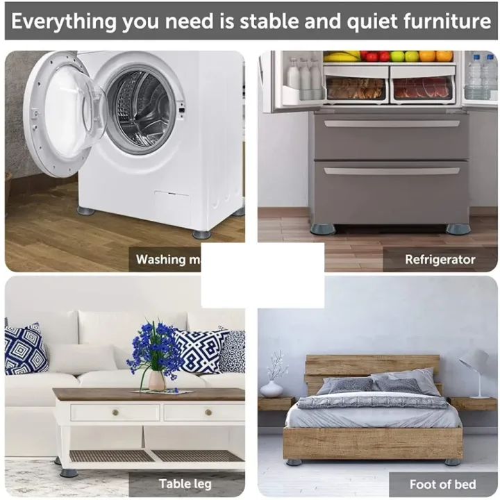 4Pcs Anti Vibration Feet Pads Washing Machine - Image 3