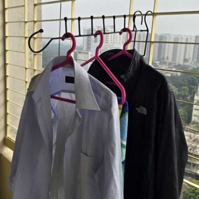 Heavy-Duty Grill Clothing Hanger – Durable & Space-Saving