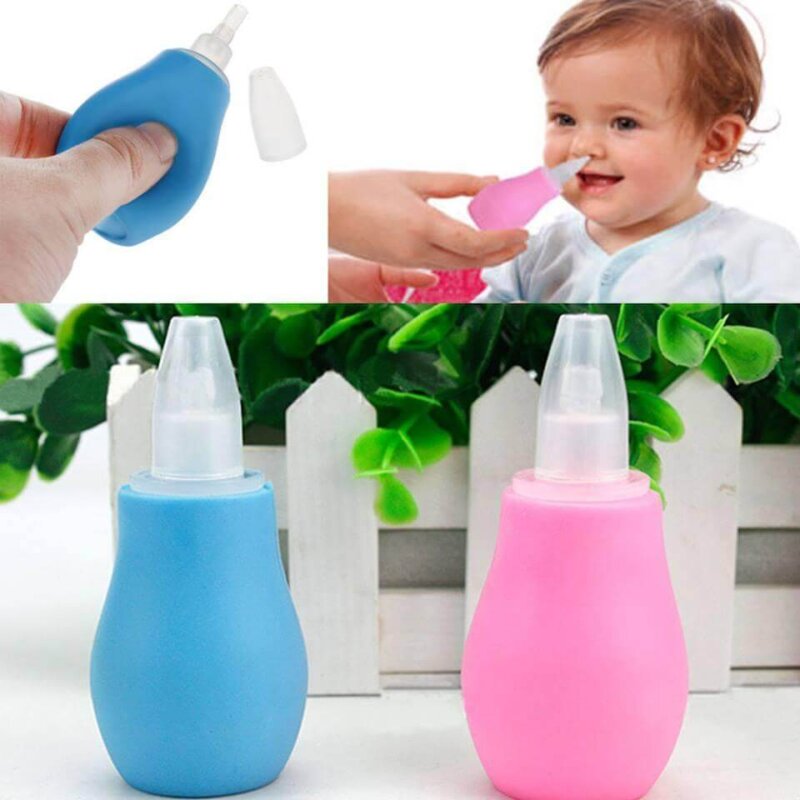 Baby Nose Cleaner Cleaner Nasal Vacuum Mucus Suction Aspirator Soft Tip Tools - Image 2