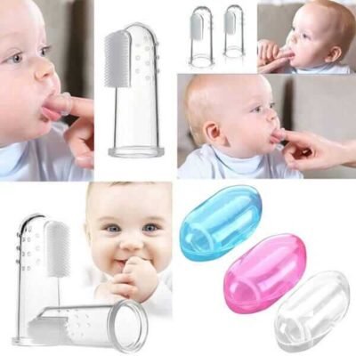 Soft Silicone Baby Finger Toothbrush Children's Teeth Cleaning Toothbrush