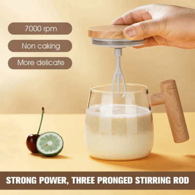 Automatic Electric Coffee Mixer Cup 400ML (Rechargeable) – Smart Mixing, No Spoon Needed