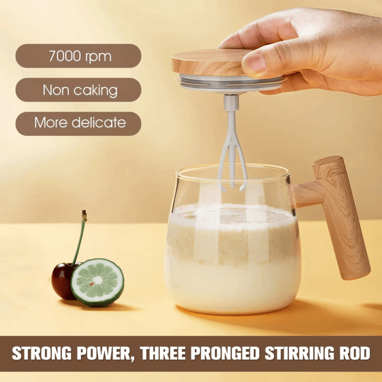 Automatic Electric Coffee Mixer Cup 400ML (Rechargeable) – Smart Mixing, No Spoon Needed