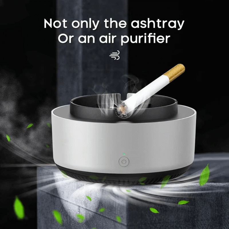 2 in 1 Air Purifier Ashtray, Smart Electronic Ashtray, Multifunction Smokeless Ashtray with Filter, Ideal for Home, Car or Office - Image 2