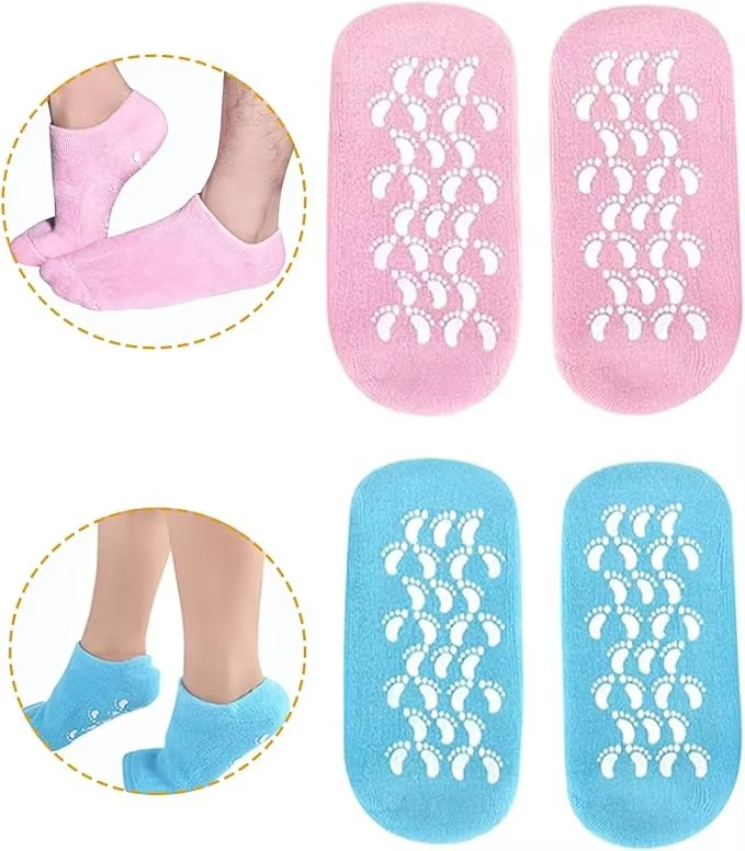 Silicone Moisturizing Foot Spa Gel Socks – Cracked Feet Repair Solution - Image 2