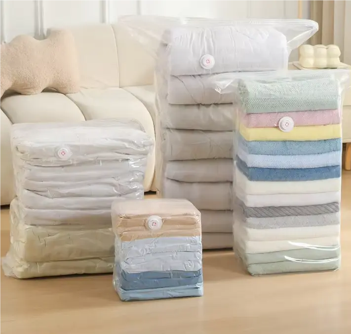 Cube Vacuum Storage Bag | Extra Large Space Saving Bag | Clothes & Blanket Organizer - Image 2