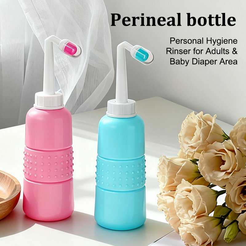 Mom Peri Bottle 500ML – Postpartum Essentials Feminine Care MomWasher for Perineal Recovery Cleansing After Birth - Image 2