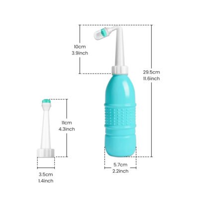 Mom Peri Bottle 500ML – Postpartum Essentials Feminine Care MomWasher for Perineal Recovery Cleansing After Birth